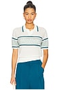 view 1 of 4 Jade SS Polo Sweater in White