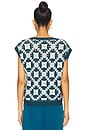 view 3 of 4 Bianca Knit Vest in Ocean Multi