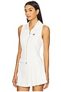 view 2 of 4 Gemma Zip Sleeveless Polo Top in Ivory