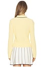 view 3 of 5 Selma Polo Top in Light Yellow
