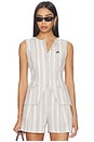 view 1 of 5 Keily Vest Top in Cream Stripe