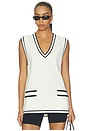 view 1 of 5 TOP SANS MANCHES HANNELORE in Cream