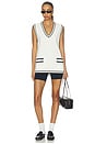 view 4 of 5 TOP SANS MANCHES HANNELORE in Cream