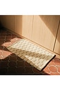 view 3 of 3 Lupe Standard Kitchen & Bath Mat in Lime & Tan
