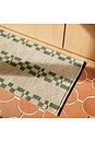 view 2 of 3 Alina Kitchen & Bath Mat Runner in Tan & Olive