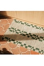 view 3 of 3 Alina Kitchen & Bath Mat Runner in Tan & Olive