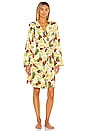 view 2 of 4 Classic Short Pockets Robe in Tropical Smoothie