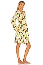 view 3 of 4 Classic Short Pockets Robe in Tropical Smoothie