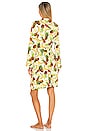 view 4 of 4 Classic Short Pockets Robe in Tropical Smoothie