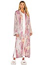 view 1 of 4 Kimono Robe in Blush Tie Dye