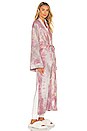view 3 of 4 Kimono Robe in Blush Tie Dye