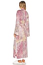 view 4 of 4 Kimono Robe in Blush Tie Dye