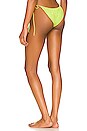 view 3 of 5 Miami Vice Bikini Bottom in Green Lurex