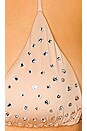 view 5 of 5 x REVOLVE Padded Triangle Bikini Top with Crystals in Nude