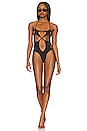 view 1 of 3 Starlight Cut Out One Piece Swimsuit in Black