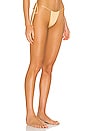 view 2 of 4 Tie String Bikini Bottom in Gold