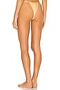 view 3 of 4 Tie String Bikini Bottom in Gold