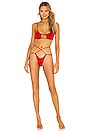 view 4 of 4 Havana Bikini Top in Red