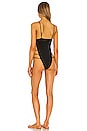 view 3 of 3 Havana One Piece in Black