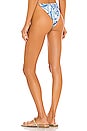 view 3 of 4 Vintage Chic Bikini Bottom in Blue Abstract
