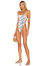 view 1 of 3 Vintage Chic One Piece in Pink Abstract