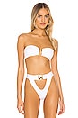 view 1 of 5 TOP BIKINI TROPICAL AFFAIR in White
