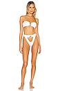view 5 of 5 TOP BIKINI TROPICAL AFFAIR in White