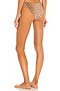 view 3 of 4 Babe Watch Bikini Bottom in Leopard Suede