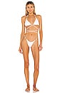 view 4 of 4 Girl On Fire Bikini Top in White