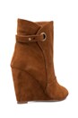 view 4 of 5 Susan Suede Wedge Strap Boot in Brown