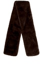 view 1 of 2 Faux Fur Shawl in Mink Brown