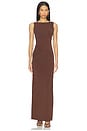view 1 of 3 Magnolia Gown in Chocolate