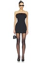 view 1 of 3 VESTIDO FUR TRIMMED GUMDROP  in Black