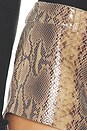 view 7 of 6 LEATHER MINI  ショートパンツ in Snake