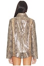 view 5 of 5 Blouson Leather Jacket in Snake