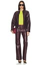view 6 of 5 PINT LEATHER  ジャケット in Port