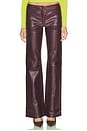 view 1 of 6 Ventura Leather Pant in Port
