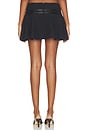 view 5 of 6 FALDA SOPHIE DOUBLE BELT MINI  in Black