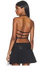 view 1 of 4 Triple Belt Halter Top in Black