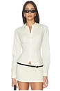 view 1 of 4 CAMISA WALDORF in Ecru