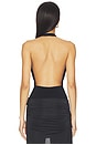 view 3 of 4 Nico Cowl Halter Top in Black