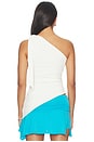 view 4 of 5 One-shoulder Tie Top in Vanilla