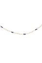 view 2 of 3 Cash Lapis Pearl Necklace in Blue & White