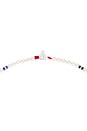 view 3 of 3 Cash Lapis Pearl Necklace in Blue & White