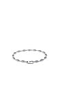 view 1 of 1 Evil Eye Bracelet in Matte Silver
