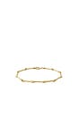 view 1 of 1 Rune Link Bracelet in Polished Gold