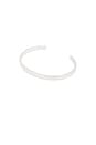 view 1 of 2 Singular Cuff in Polished Silver
