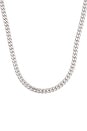 view 2 of 3 Metta Chain Necklace in Polished Silver