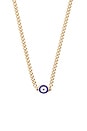 view 2 of 3 Single Blue Eye Necklace in Blue
