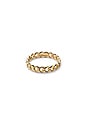 view 1 of 2 Cuban Link Ring in Polished Gold
